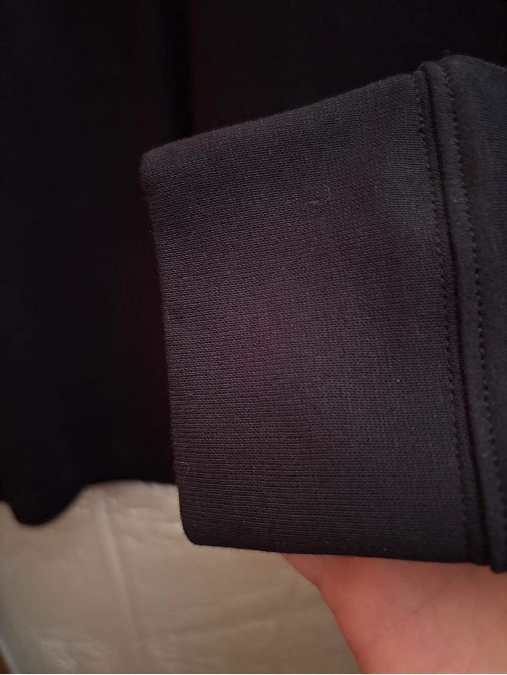 Women’s Land’s End Black Loose Turtleneck/Mock Neck Size Small - Picture 7 of 7